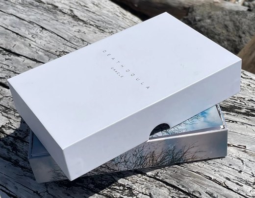 The Death Doula Oracle box and cards